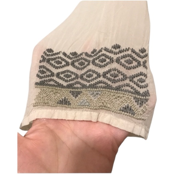 10. Johnny Was Freyja Freyja Embroidered Blouse S - Picture 11 of 16